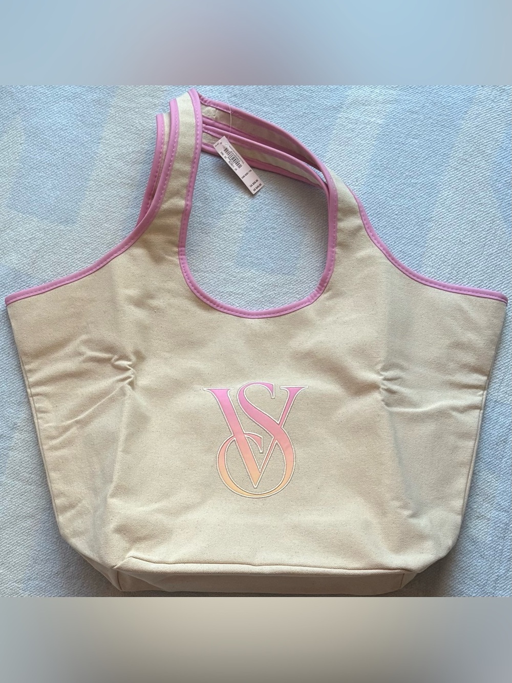Victoria's Secret Ombré Monogram Logo Tote Bag